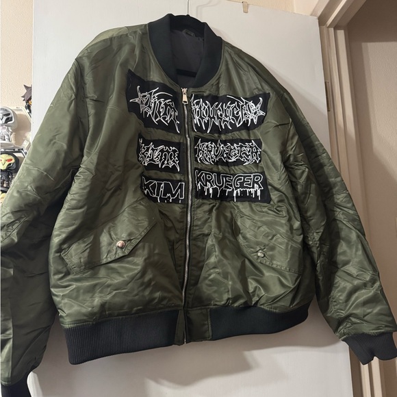Kim Krueger - Green Bomber - XXL - Picture 1 of 6